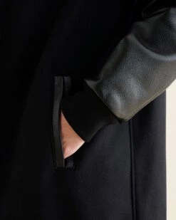 Womens A-line Varsity Jacket -Cloveras Fashion Shop 49020020 001 d