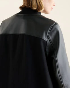 Womens A-line Varsity Jacket -Cloveras Fashion Shop 49020020 001 e