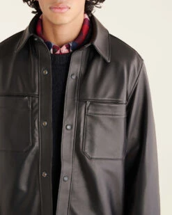 Encore Leather Shirt Gender Free -Cloveras Fashion Shop 55010028 001 d