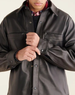 Encore Leather Shirt Gender Free -Cloveras Fashion Shop 55010028 001 e