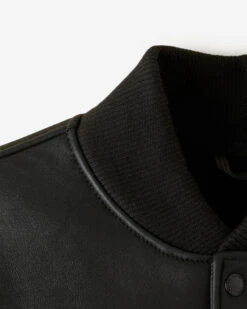 Shearling Varsity Jacket Gender Free -Cloveras Fashion Shop 55020060 001 f