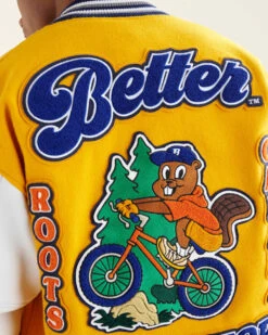 Roots X Better Gift Shop™ Buddy Varsity Jacket Gender Free -Cloveras Fashion Shop 55060009 F80 j