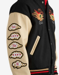 Roots X CLOT Lunar New Year Dragon Varsity Jacket -Cloveras Fashion Shop 55060013 19B e