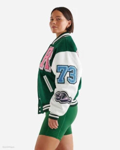 Barbie™ X Roots 65 Varsity Jacket -Cloveras Fashion Shop 55060017 336 c