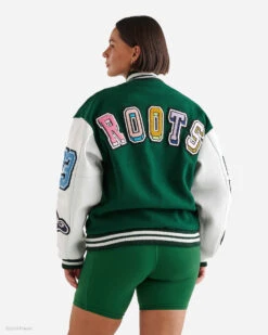 Barbie™ X Roots 65 Varsity Jacket -Cloveras Fashion Shop 55060017 336 d