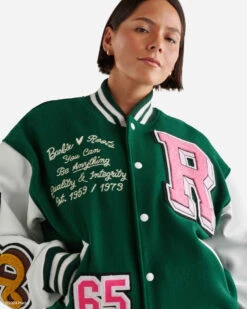 Barbie™ X Roots 65 Varsity Jacket -Cloveras Fashion Shop 55060017 336 e