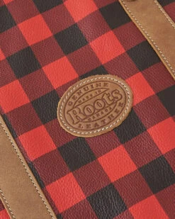 Park Plaid Leather Log Carrier -Cloveras Fashion Shop 56080593 VV3 e