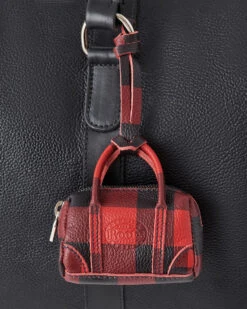 Upcycle Banff Bag Charm Cervino Park Plaid -Cloveras Fashion Shop 56080699 VV3 c